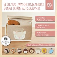 Bieco Aufbewahrungsbox mit Deckel Reh Ella