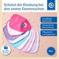 Bieco Baby Lätzchen 10er Pack abwaschbar - ab Geburt