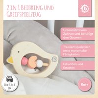 Bieco Beißring Holz Vogel - ab Geburt