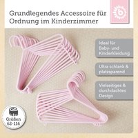 Bieco Kleiderbügel Kinder 16 St. Rosa
