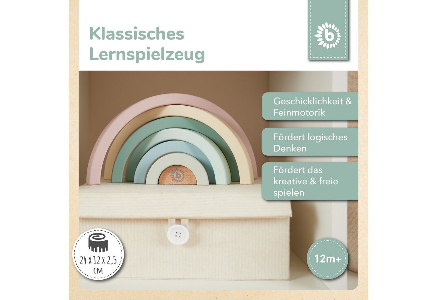 BIECO Stapelspielzeug – Bild 2 von 5