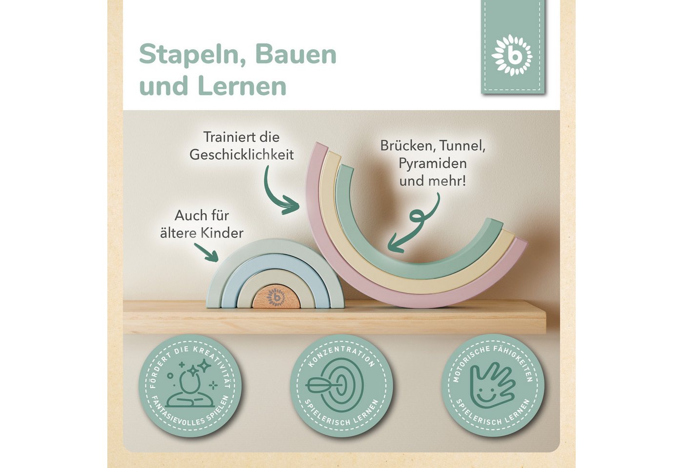 BIECO Stapelspielzeug – Bild 3 von 5
