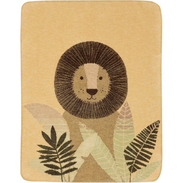 Babydecke Babydecke Little King, Biederlack, 75 x 100, mit Zierstich