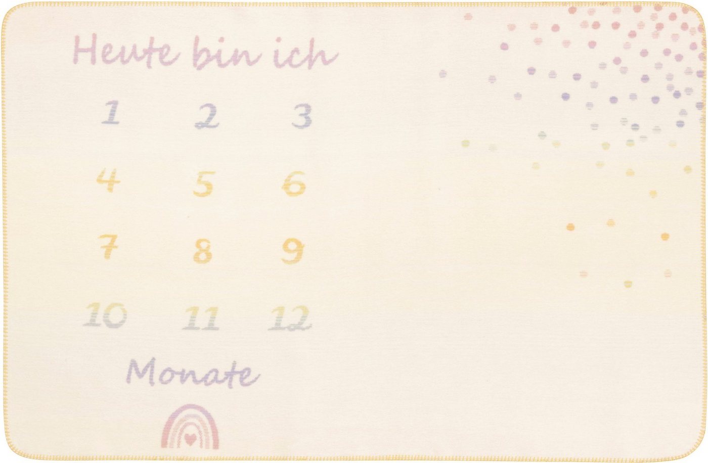 Babydecke Babydecke Milestone, Biederlack, Babydecke Milestone, die perfekte Fotodecke – Bild 2 von 4