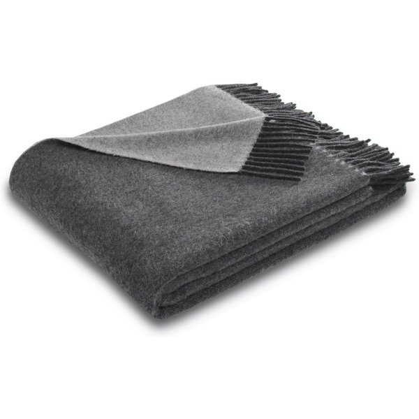 Plaid Lars, Biederlack, mit Fransen, Kuscheldecke