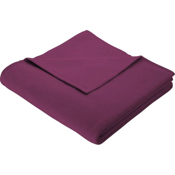 Wohndecke Cotton Home, Biederlack, im Uni Design, Kuscheldecke
