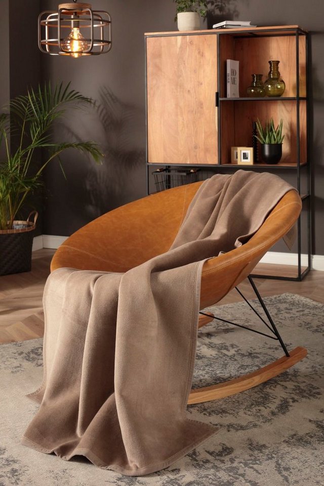 Wohndecke Cotton Sense, 100% Baumwolle, Kuscheldecke mit schlichtem Design, Biederlack, aus 100% Baumwolle – Bild 2 von 4