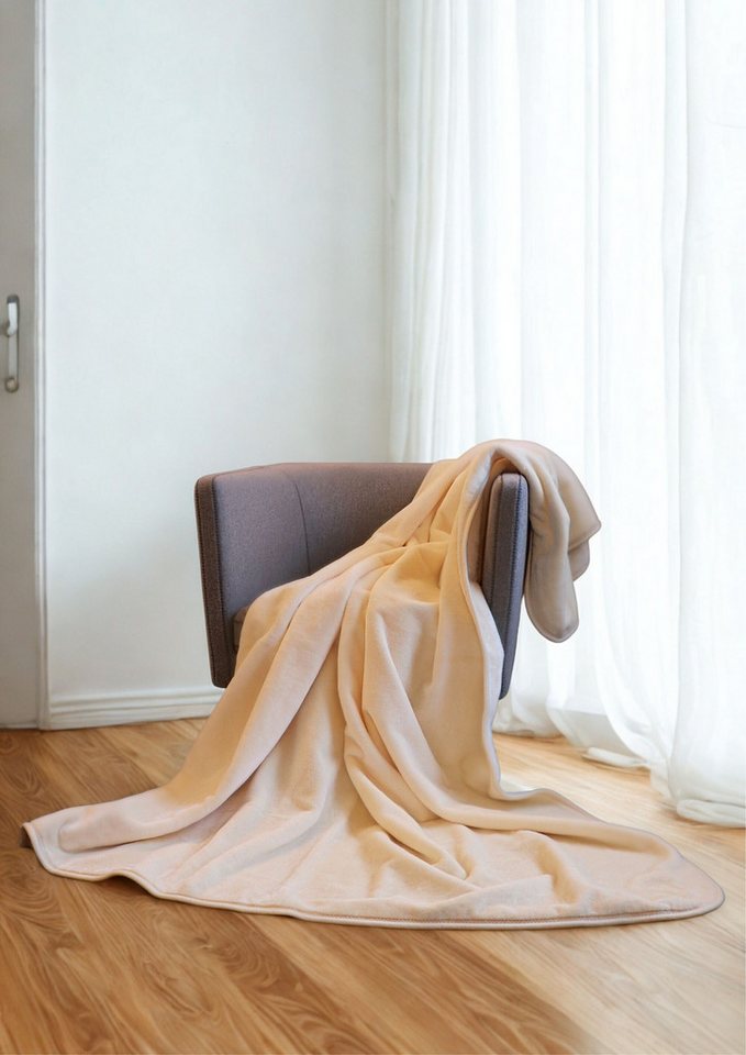 Wohndecke Deluxe, Biederlack, Uni-Farben – Bild 2 von 3