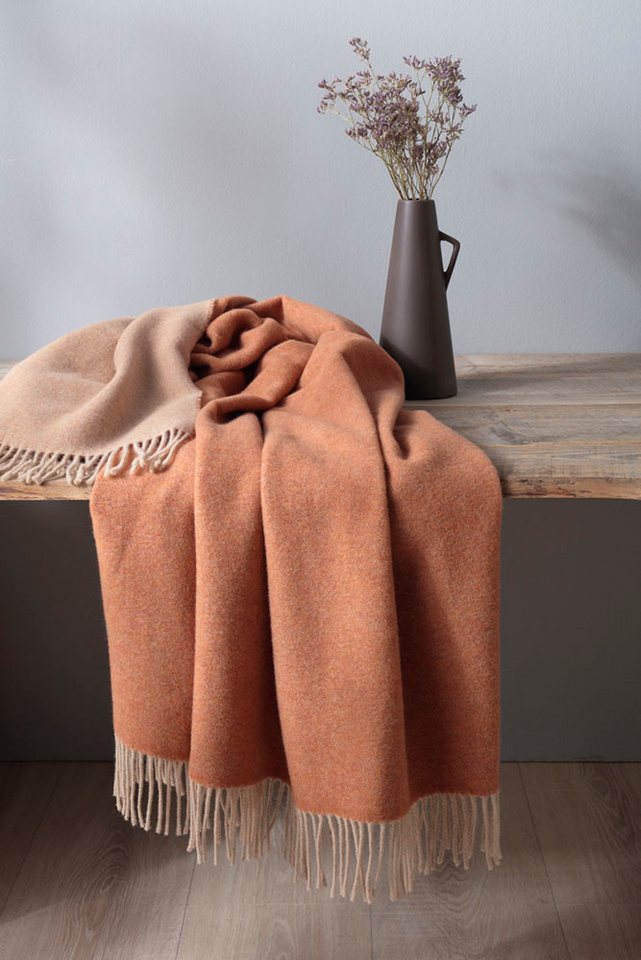 Wohndecke Soft Impression im Doubleface-Look, Biederlack, Baumwolle-Kaschmir-Mix – Bild 2 von 3