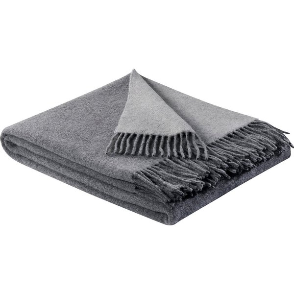 Wohndecke Soft Impression im Doubleface-Look, Biederlack, Baumwolle-Kaschmir-Mix