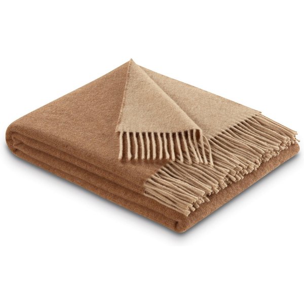 Wohndecke Soft Impression im Doubleface-Look, Biederlack, Baumwolle-Kaschmir-Mix