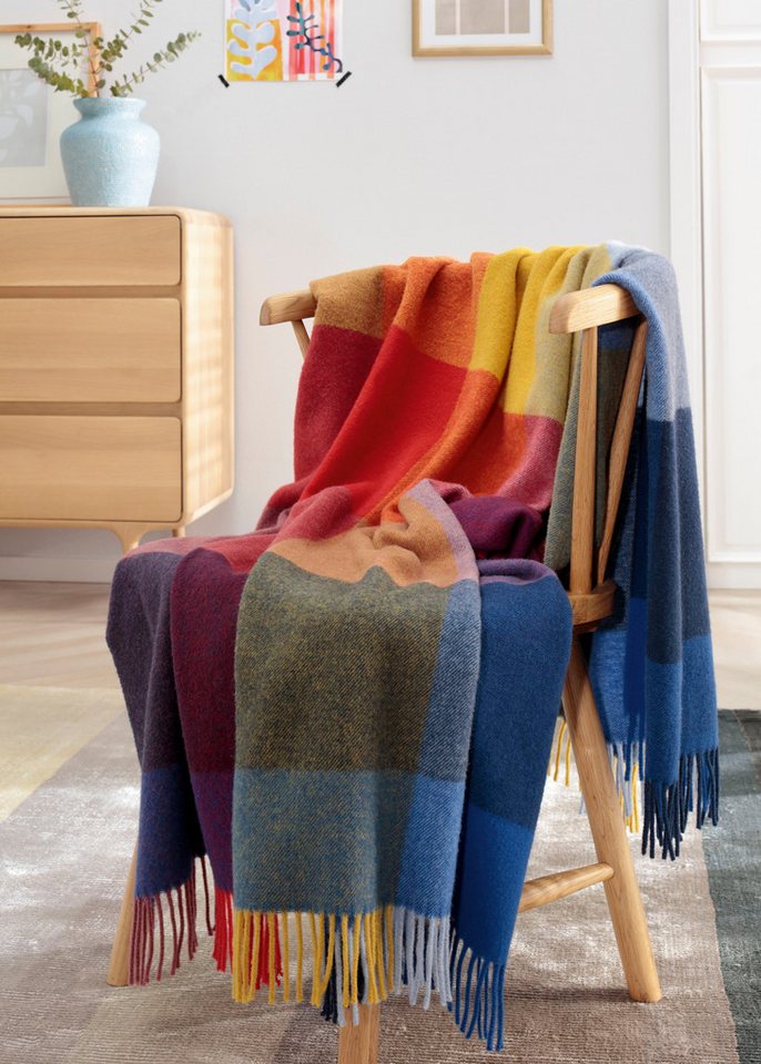 Wohndecke Soft Impression im Doubleface-Look, Biederlack, Baumwolle-Kaschmir-Mix – Bild 2 von 3