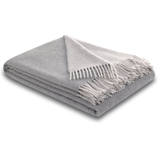 Wohndecke Soft Impression im Doubleface-Look, Biederlack, Baumwolle-Kaschmir-Mix