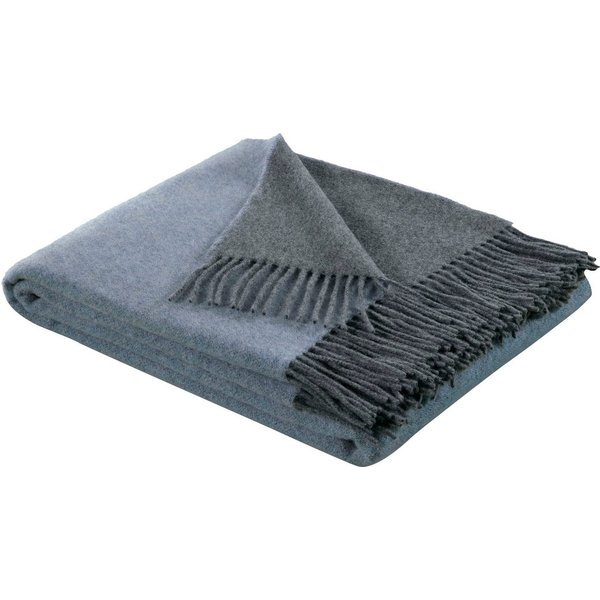 Wohndecke Soft Impression im Doubleface-Look, Biederlack, Baumwolle-Kaschmir-Mix