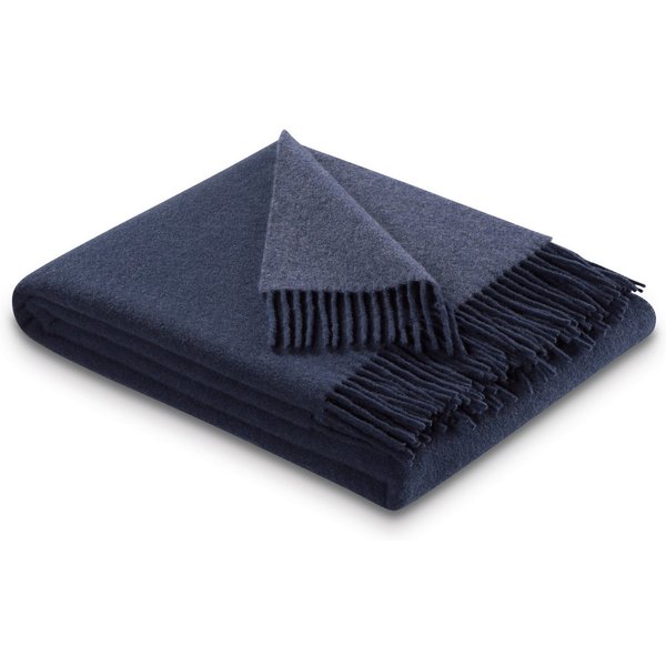 Wohndecke Soft Impression im Doubleface-Look, Biederlack, Baumwolle-Kaschmir-Mix