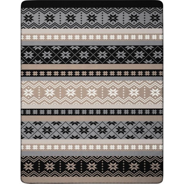 Wohndecke Winter Braid, Biederlack, mit Zierstich