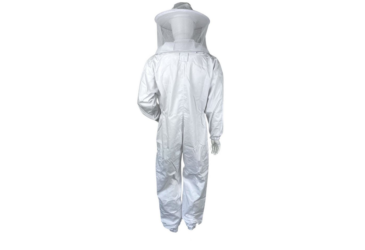 BIENEN SCHMIDT Arbeitsoverall Imkerschutzanzug BASIC mit integriertem Schleier & Reißverschluss weiß Imkersuit Schutzkleidung Arbeitsoverall Schutz-Overall – Bild 2 von 5
