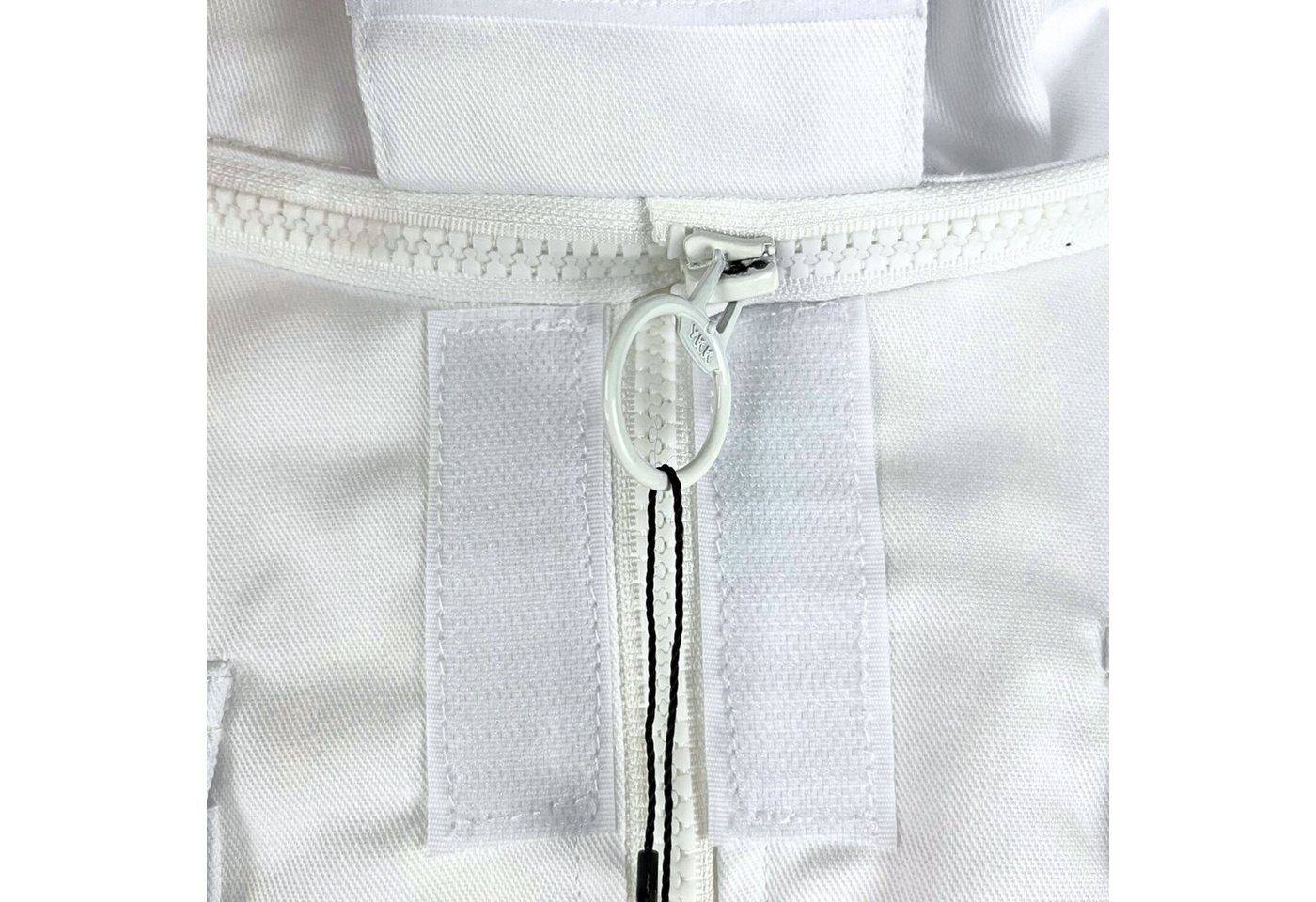 BIENEN SCHMIDT Arbeitsoverall Imkerschutzanzug BASIC mit integriertem Schleier & Reißverschluss weiß Imkersuit Schutzkleidung Arbeitsoverall Schutz-Overall – Bild 3 von 5