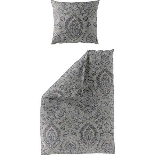BIERBAUM Bettwäsche Bettwäsche, Baumwolle, Biber Paisley/Motiv/Ornamente