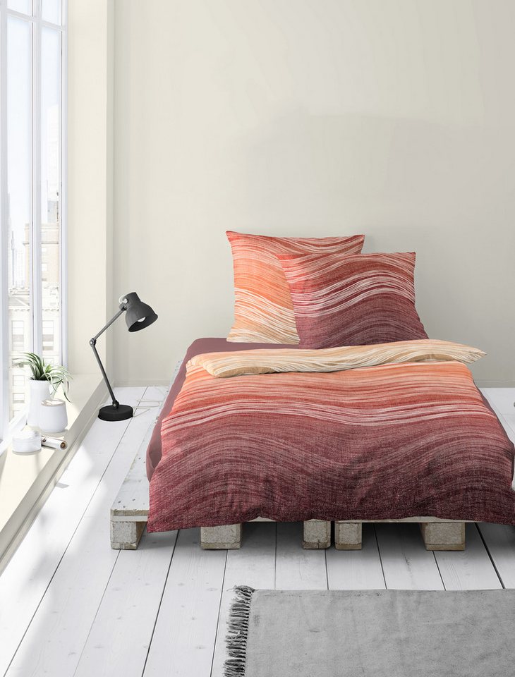 BIERBAUM Bettwäsche 4061, Mako-Satin, 2 teilig, Mako-Satin, 100 % Baumwolle, pflegeleicht – Bild 2 von 4