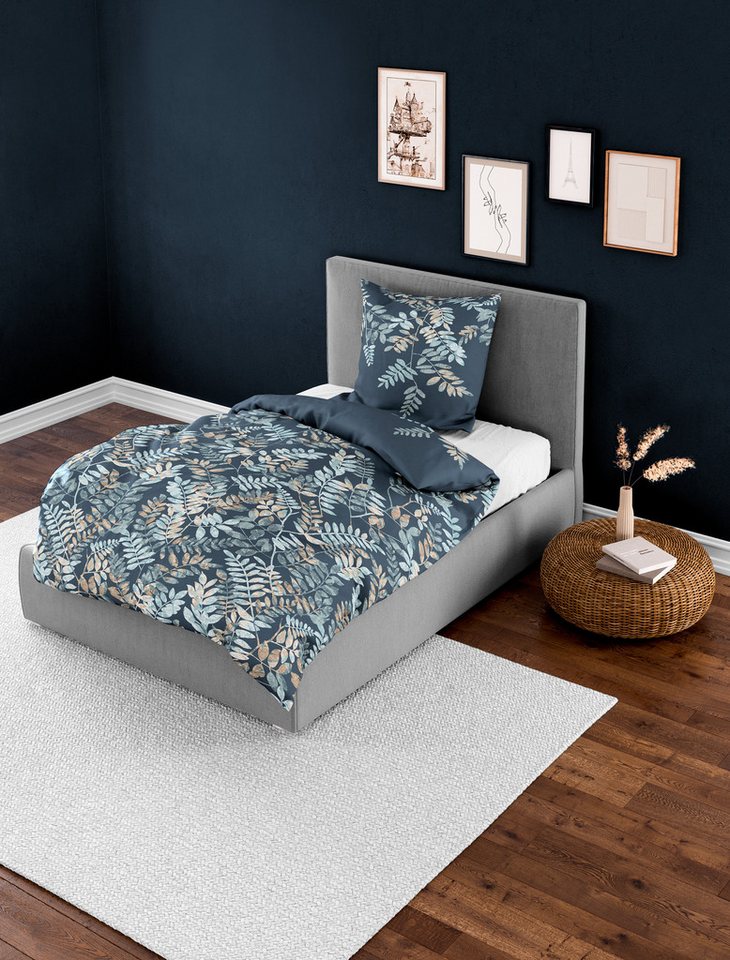 BIERBAUM Bettwäsche 4091, Mako-Satin, 2 teilig, Mako-Satin, 100 % Baumwolle, pflegeleicht – Bild 2 von 5