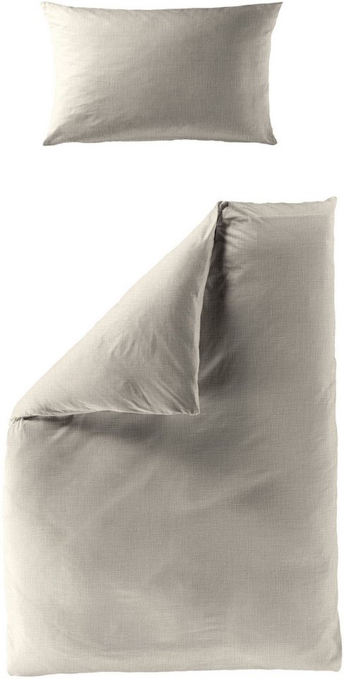 BIERBAUM Bettwäsche 4129, Musselin, 2 teilig, Musselin, 100 % Baumwolle, pflegeleicht, bügelfrei – Bild 2 von 5