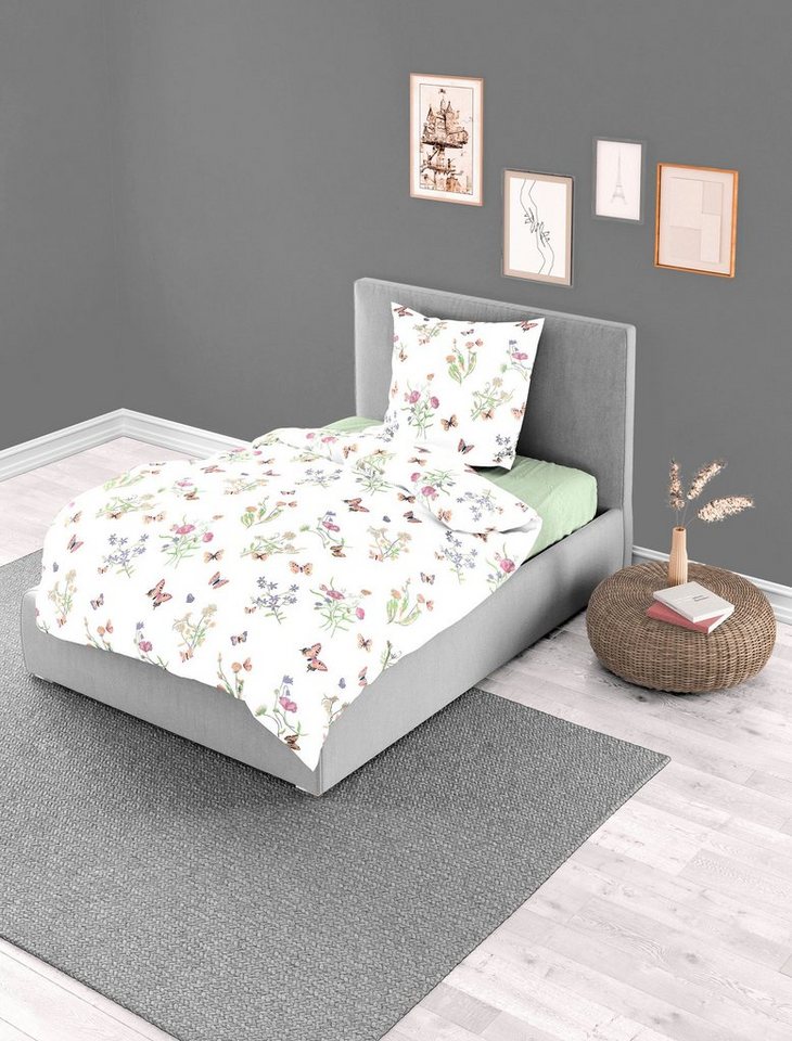 BIERBAUM Bettwäsche 6117, Mako-Satin, 2 teilig, Mako-Satin, 100 % Baumwolle, pflegeleicht – Bild 2 von 5