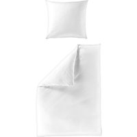 BIERBAUM Bettwäsche Elegant uni, Mako-Satin, 2 teilig, Mako-Satin, 100 % Baumwolle, Uni, pflegeleicht