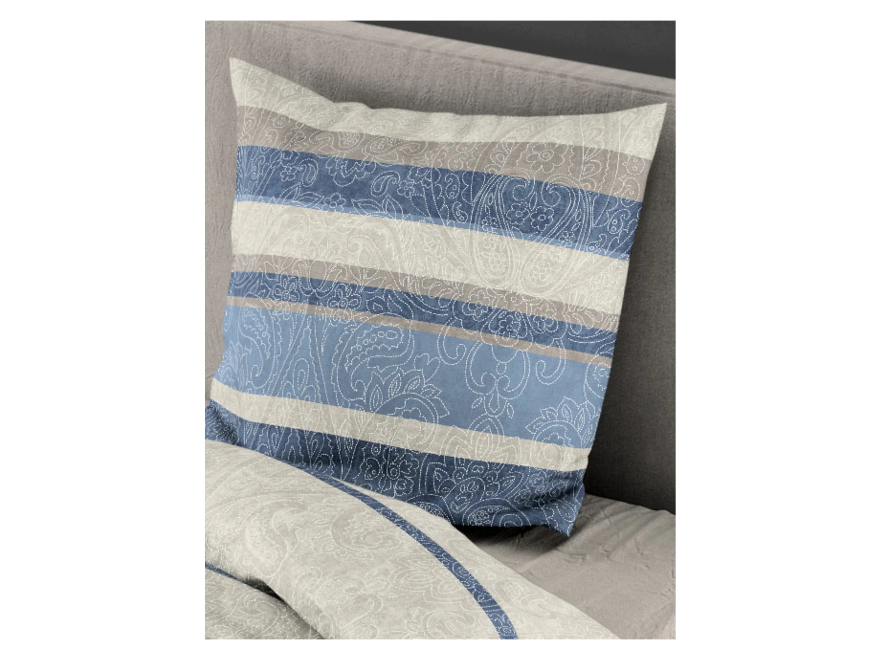 BIERBAUM Biber Bettwäsche Set 6908 (20 blau, 135 X 200 CM) – Bild 4 von 4