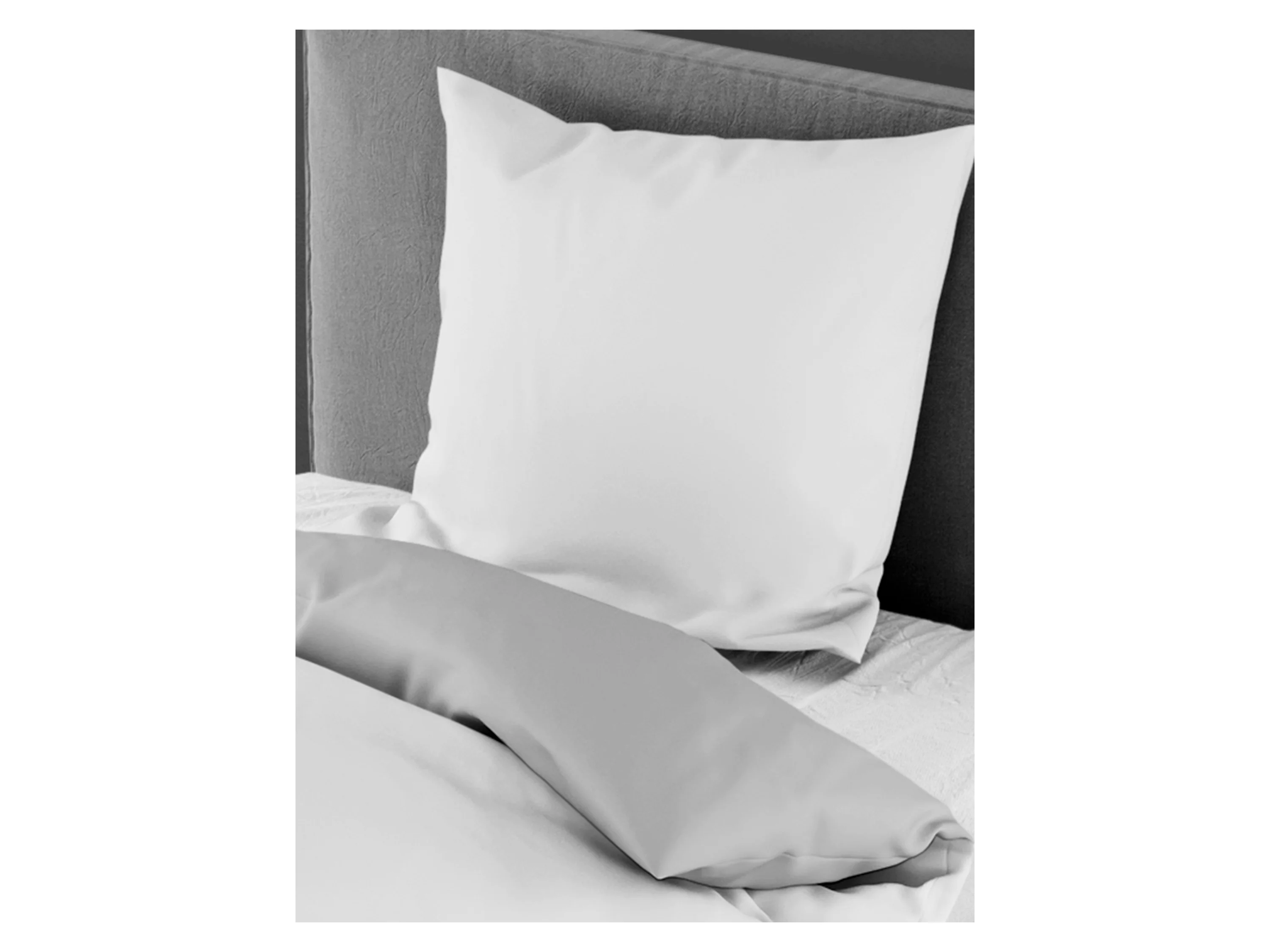 BIERBAUM Wendebettwäsche Modern Uni in Gr. 135x200 oder 155x220 cm, Renforcé, 2 teilig, Modernes Unidesign: Schlichte, elegante Optik für jedes Schlafzimmer – Bild 3 von 4