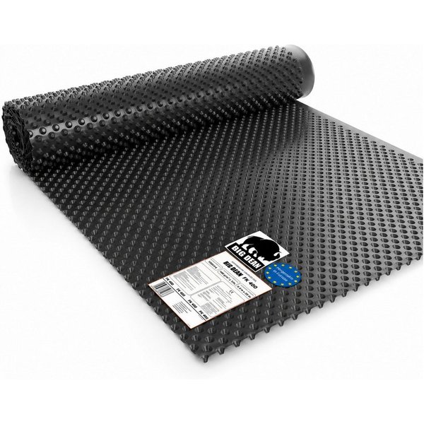 BigDean Schutzfolie Premium Noppenfolie Nässeschutz Hochbeet, (Set, 1-St., x 10m Noppenfolie), Druckstabil, flexibel zuschneidbar, effiziente Drainage