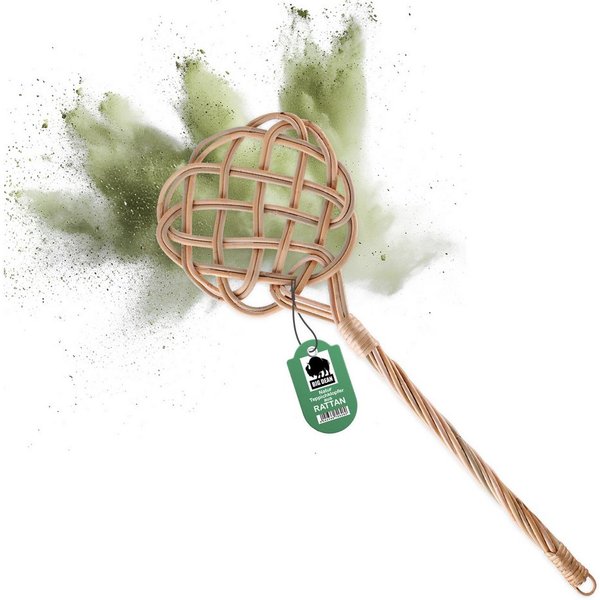 BigDean Teppichkehrer Teppichklopfer handgefertigt aus Rattan – stabil & robust, ., (Packung, 1-tlg., Tepischklopfer), Stabil, Robust, Vielseitig Einsetzbar, Ko