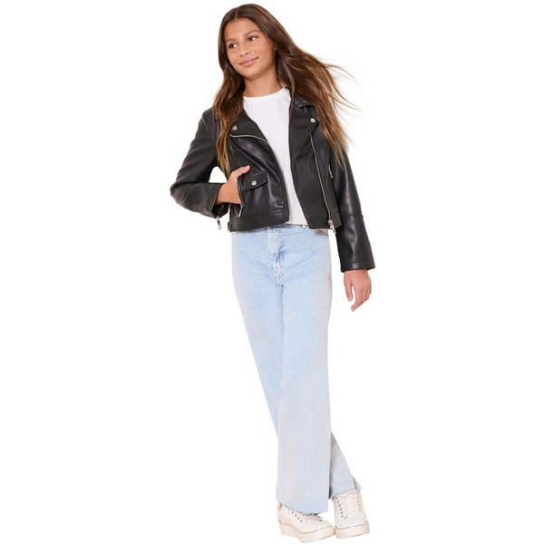 LIPSY Bikerjacke Lipsy PU-Bikerjacke (1-St)