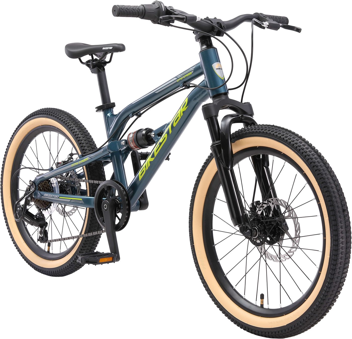 Bikestar Jugendfahrrad, 7 Gang Shimano RD-TY21 Schaltwerk, Kettenschaltung – Bild 2 von 5