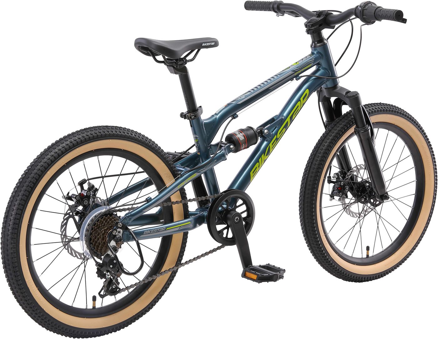 Bikestar Jugendfahrrad, 7 Gang Shimano RD-TY21 Schaltwerk, Kettenschaltung – Bild 3 von 5