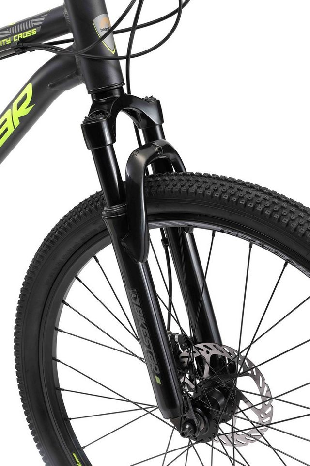 Bikestar Mountainbike 27.5 Zoll, ab 157 cm, Aluminium, Damen, Herren, 21 Gang Shimano Tourney RD-TY300 Schaltwerk, Kettenschaltung, Scheibenbremse, Rahmen 41.9  – Bild 5 von 5