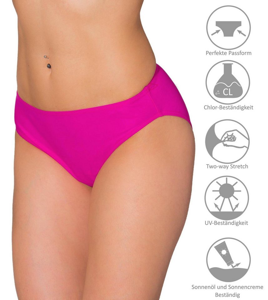 Aquarti Bikini-Hose Aquarti Damen Bikini Hose mit mittelhohem Bund – Bild 5 von 5