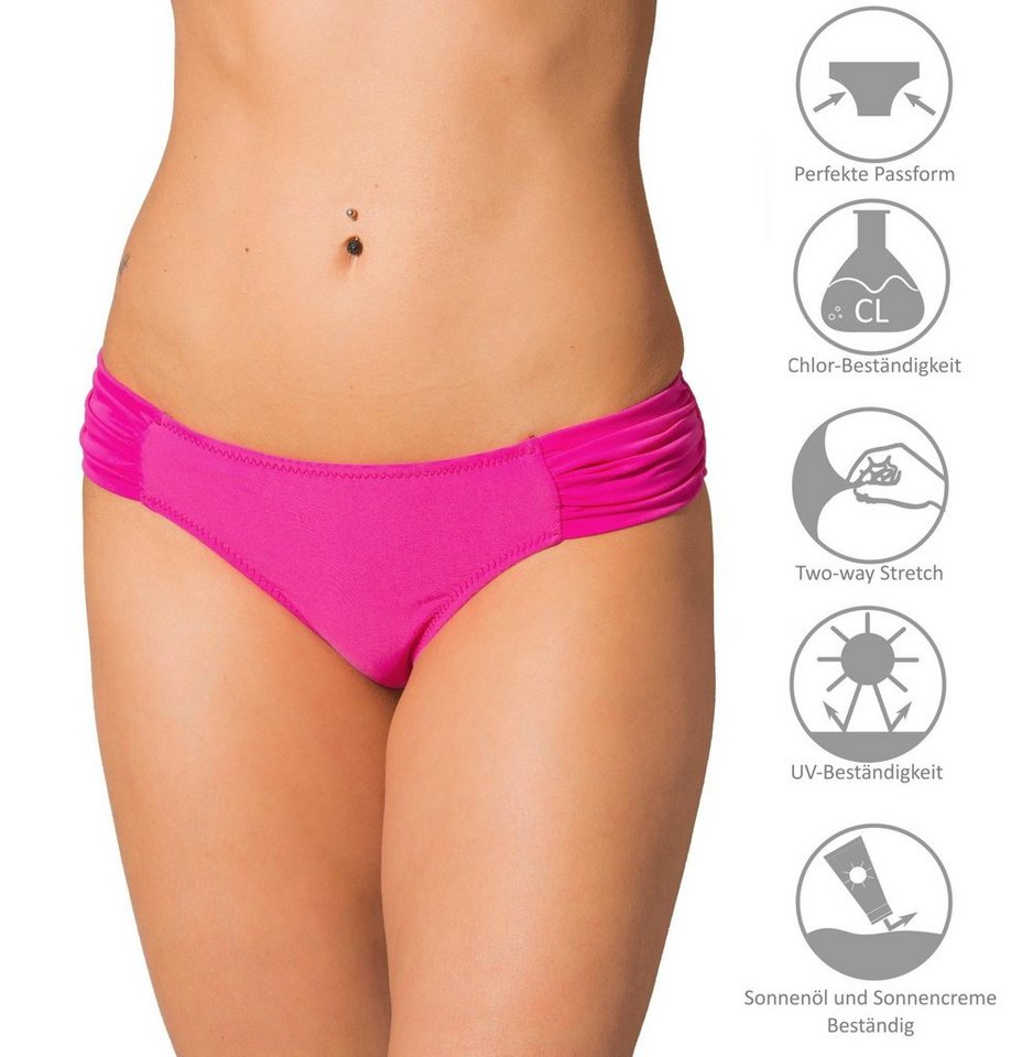 Aquarti Bikini-Hose Aquarti Damen Bikinihose mit seitlichen Raffungen – Bild 5 von 5