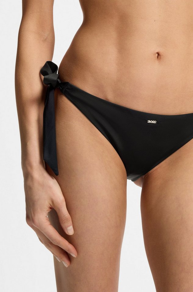 BOSS Bikini-Hose BOSS CODES mit Logo-Besatz und seitlicher Schnürung – Bild 2 von 5