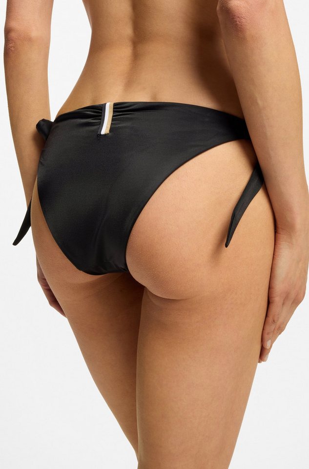 BOSS Bikini-Hose BOSS CODES mit Logo-Besatz und seitlicher Schnürung – Bild 3 von 5