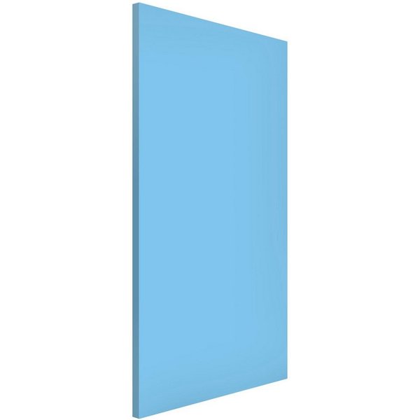 Bilderdepot24 Magnettafel Küche blau Colour Light Blue, (1-tlg., Magnetboard Pinnwand für die Wand - metallische Tafel für Magnete), Magnetwand groß mit Motiv B