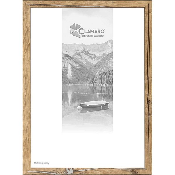 Clamaro Bilderrahmen Bilderrahmen Eiche Altholz CLAMARO Collage nach Maß FSC® Holz Modern eckig M3016 10x10 in Eiche Altholz