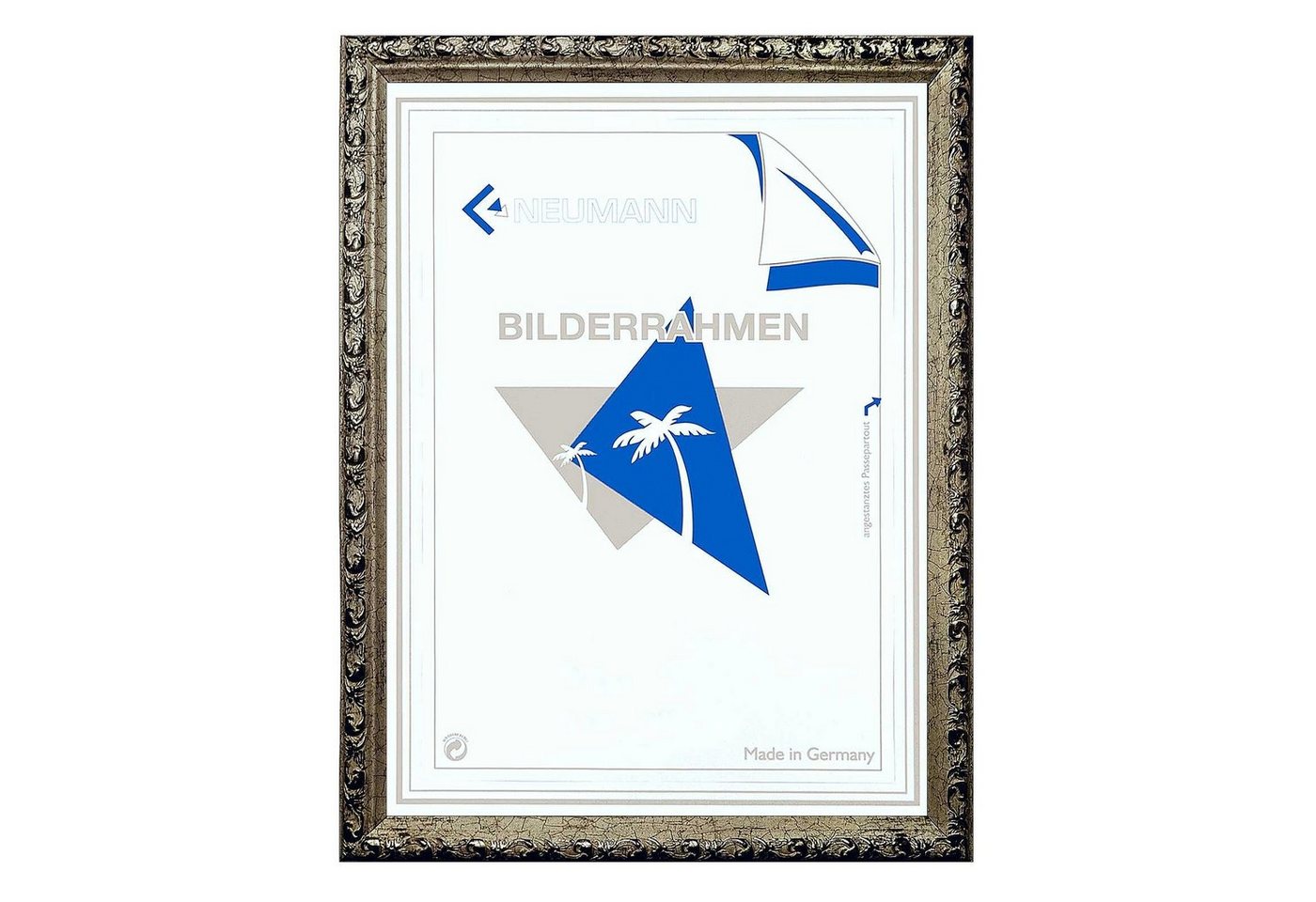 Bilderrahmen Neumann Einzelrahmen Barockrahmen platin fein verziert 812 PLA, verschiedene Varianten – Bild 3 von 5