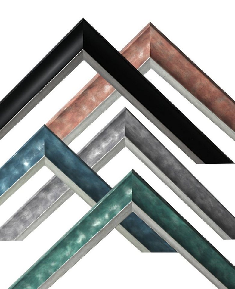Bilderrahmen Neumann Einzelrahmen Kunststoffrahmen Moderna in 5 Farben - Profil 15 x 37 mm (H x B) – Bild 2 von 2