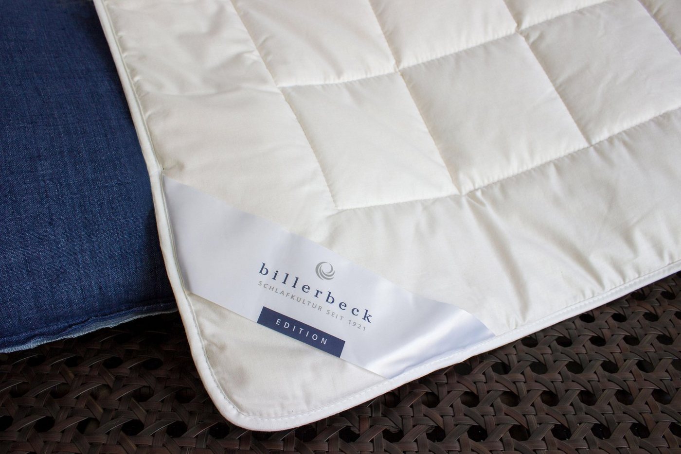 billerbeck Baumwollbettdecke Ancona Superlight, Bettdecken für den Sommer, Decke, Füllung: 100% Baumwolle, Bezug: 100% Baumwolle, Sommerdecke mit Baumwollfüllun – Bild 3 von 5