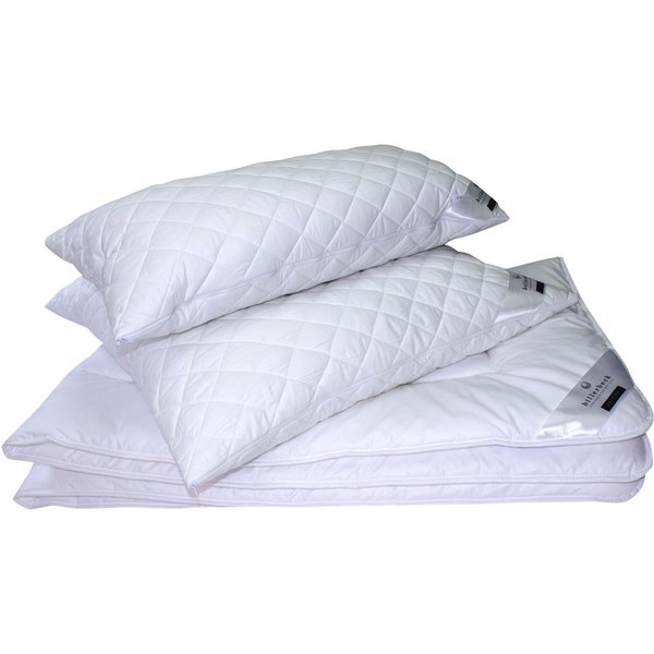 billerbeck Microfaserkissen Emelie, Kissen made in Germany, Kuscheliges Faserkissen, Füllung: 70% Polyester, & 30% Lyocell TENCEL™, Bezug: 100% Baumwolle, Seite