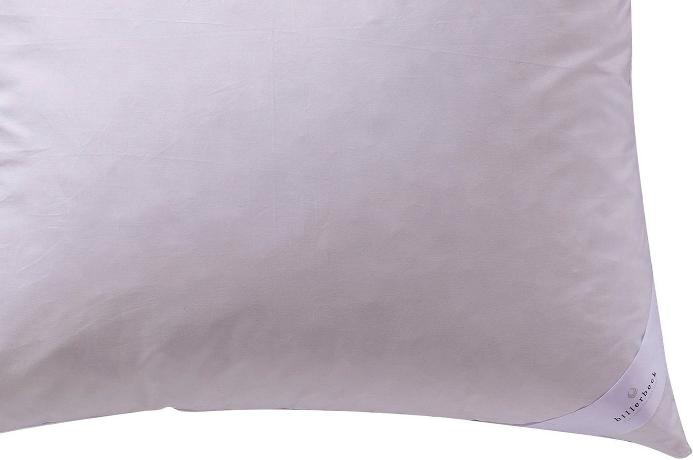billerbeck Microfaserkissen Liliane, Kissen ist allergikerfreundlich (Hausstauballergiker), Füllung: FLOCKIS-Faserbällchen, Bezug: 100% Baumwolle, Seitenschläfe – Bild 5 von 5