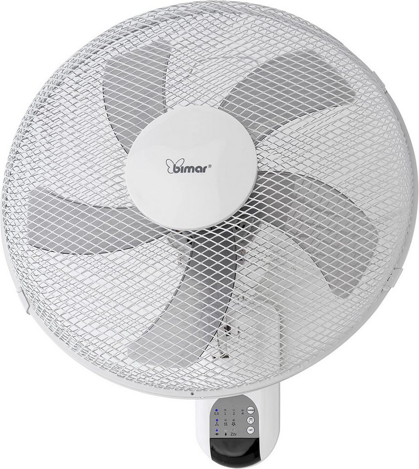 bimar Wandventilator VM45 Wandlüfter Ventilator weiß-grau mit Fernbedienung 50 W – Bild 2 von 4