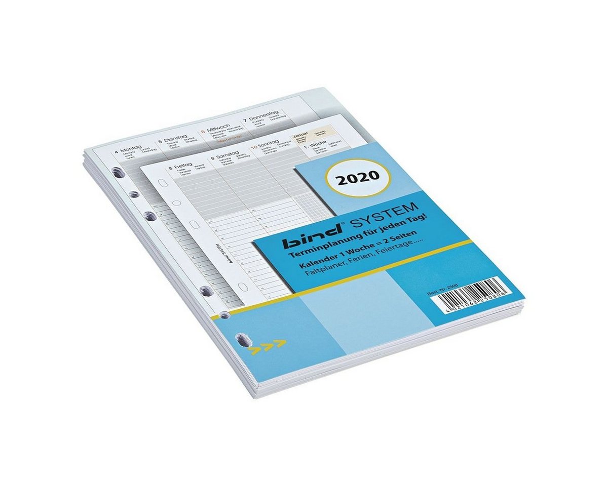 BIND Terminplaner 1 Woche = 2 Seiten, für 2027, 1 Woche = 2 Seiten – Bild 2 von 5