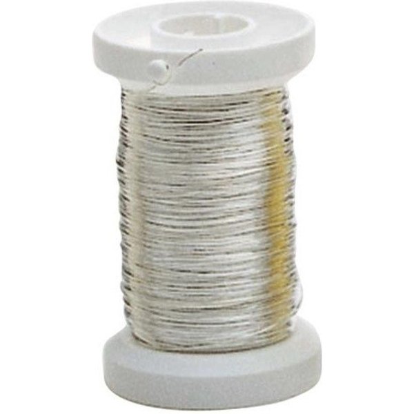 Glorex Bindedraht Glorex Silberdraht 0,25 mm x 40 m